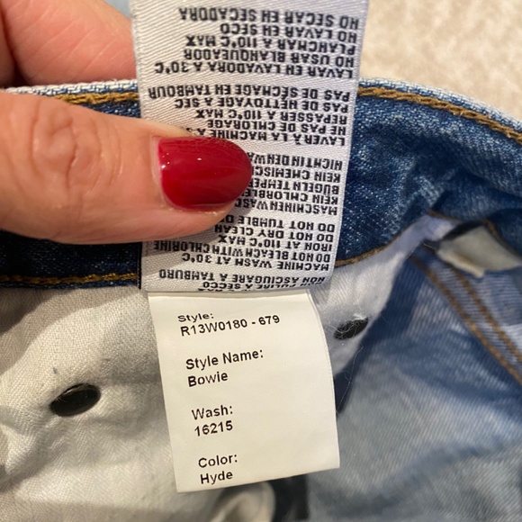 R13 The Bowie Jeans In Hyde Size 25. Brand new. Never worn - Picture 8 of 9
